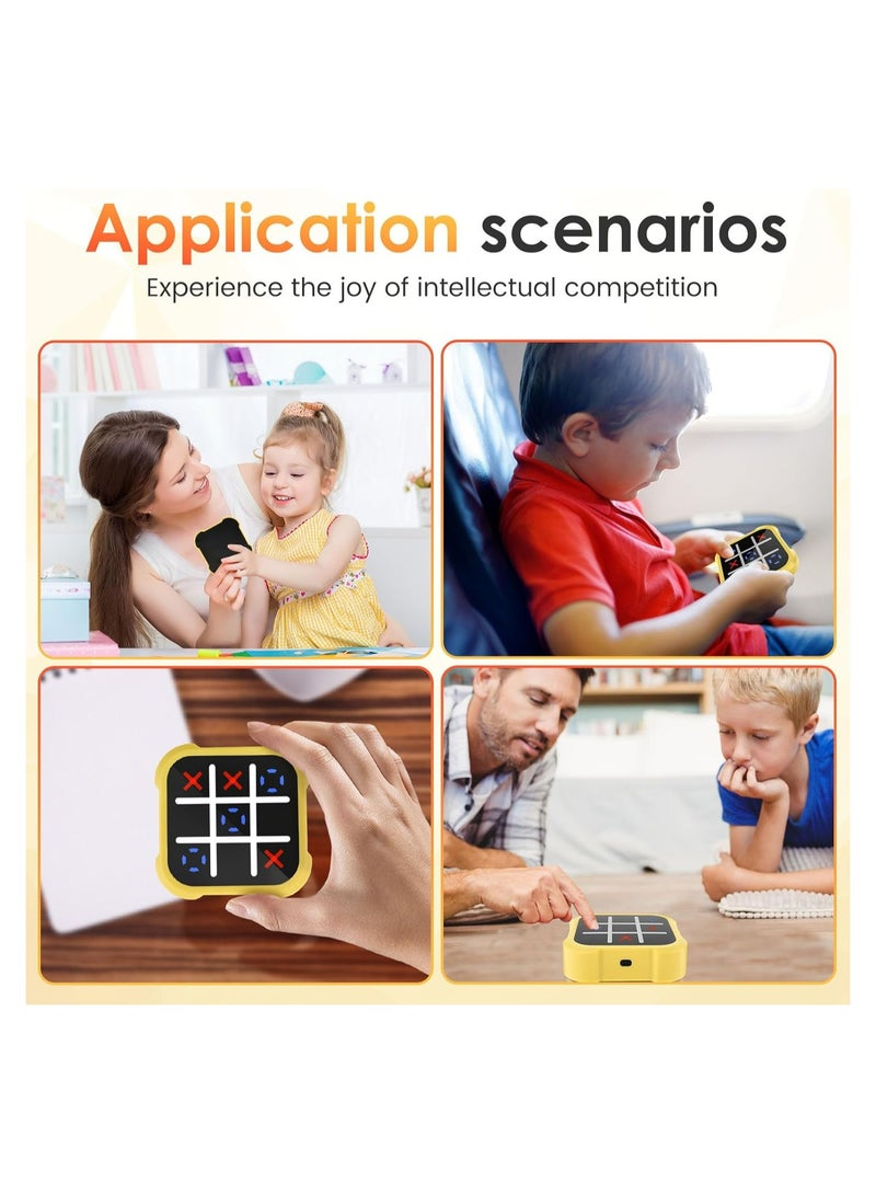 Portable  3-in-1 Electronic Handheld Game Console – Classic Tic Tac Toe, Memory Training  Puzzle Modes, Portable Toy for Kids  Adults - Image 2