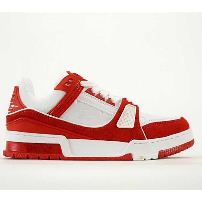 For Putian Factory Donkey Trainer White Cement White Shoes Denim Leather Fashion Casual Shoes - Image 1