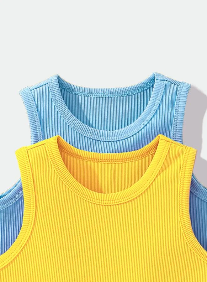 Take Two Take Two Pack of 2 - Ribbed Basic Tank