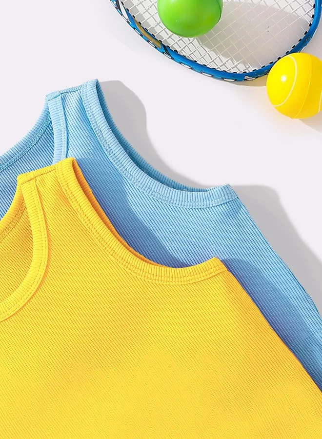 Take Two Take Two Pack of 2 - Ribbed Basic Tank