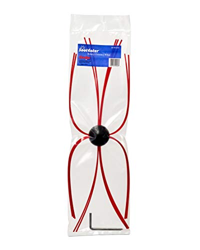 Gardus SootEater Whip Head Replacement - Chimney Cleaning Kit for Variety of Flue Shapes, Rotary Chimney Cleaning System, Chimney Brush Red CWH208 - Image 5