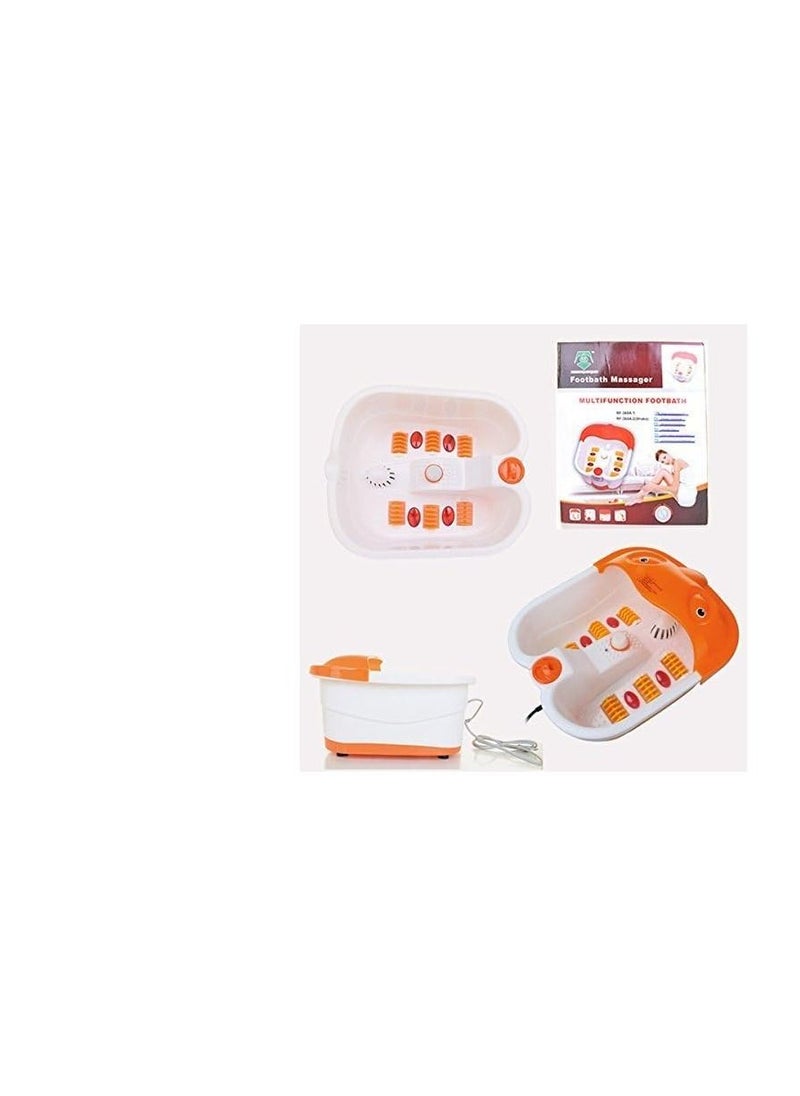 Foot Bath Spa Massager and Roller Callus Remover