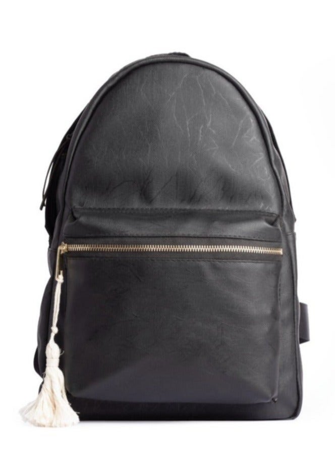 Ar supply Ar Roots Women’s Minimalist Faux Leather Backpack – Chic Textured Everyday Rucksack with Tablet Sleeve & Water Bottle Holder – Lightweight Travel & Commuter Bag – Large Capacity - Image 1