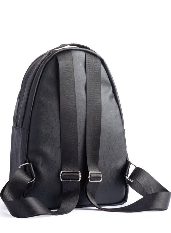 Ar supply Ar Roots Women’s Minimalist Faux Leather Backpack – Chic Textured Everyday Rucksack with Tablet Sleeve & Water Bottle Holder – Lightweight Travel & Commuter Bag – Large Capacity - Image 5