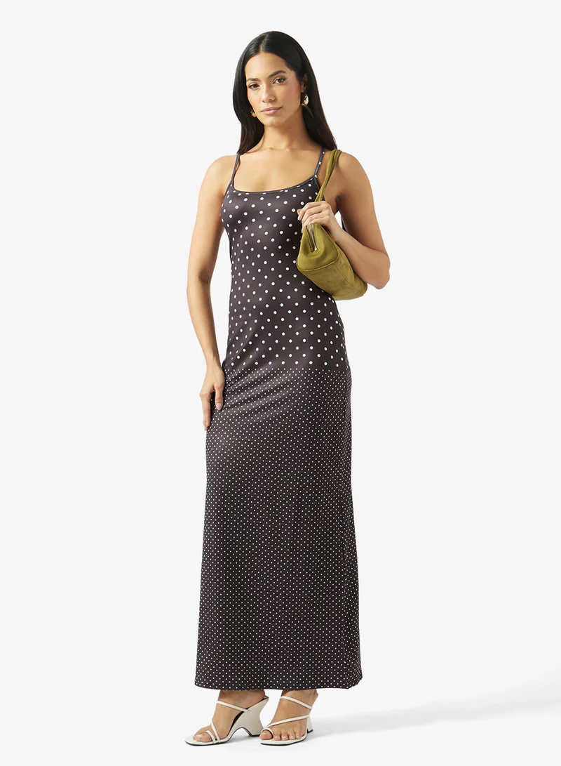 Ella  Polka Print Summer Dress for Women | Best Price UAE
