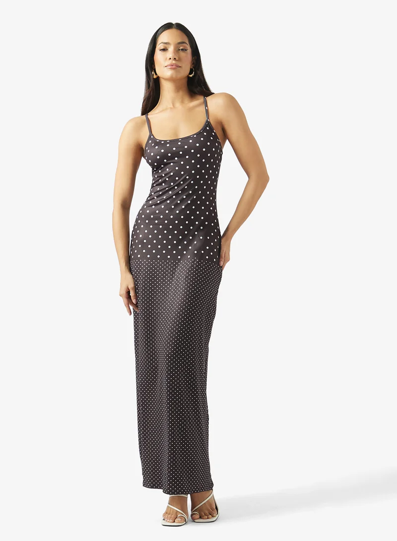 ELLA Polka Print Summer Dress