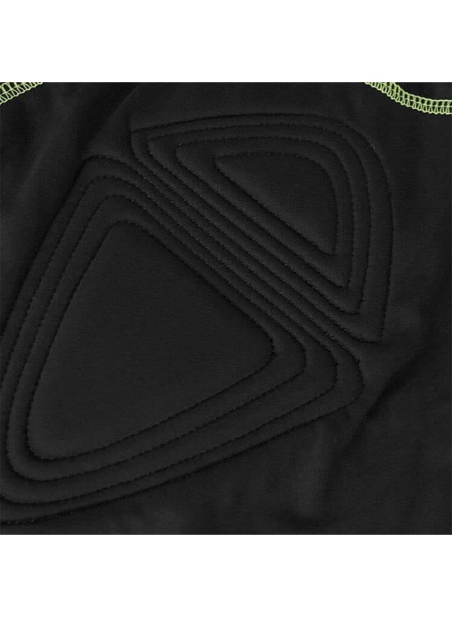 KELME Soccer Goalie Jersey Padded Uniform Kit - Goalkeeper Jersey, Shorts, Socks - Mens Football Padded Shirt Kids/Adult size, Blue, XS - Image 4