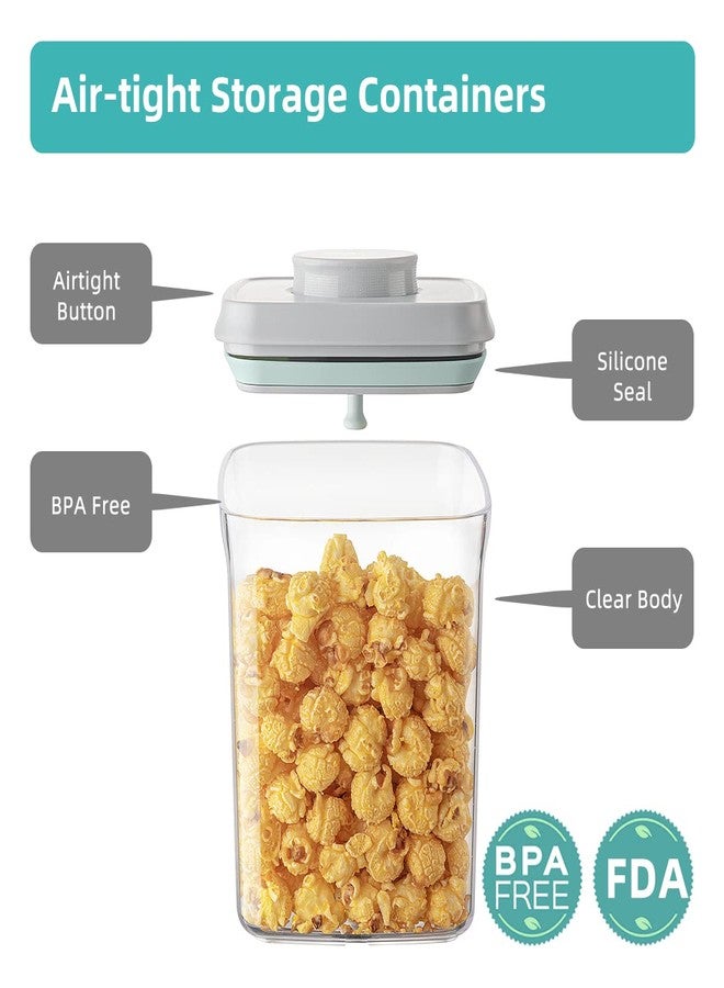 Ankou Airtight Storage Container Set BPA-Free Tranparent (1.0 QT * 4) - Image 5