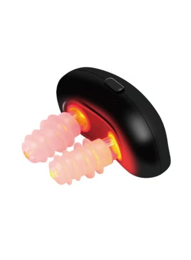 جهاز علاج الأنف بالأشعة تحت الحمراء، جهاز تهدئة الأنف القابل لإعادة الشحن، جهاز علاج سيلان العطس 650 نانومتر (أسود) - Image 2