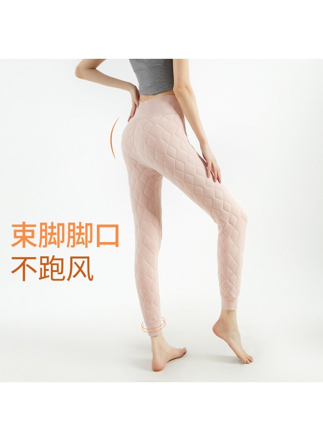 pincai Women'S Wool Thermal Pants, Fleece Lined And Thickened, High Waist, Extra Thick Integrated Fleece, Winter Cold Proof Warmth, Slimming Cotton Pants For Inner Wear - Image 5