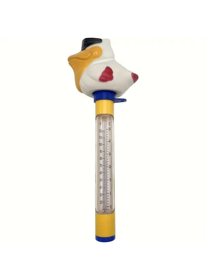 النسخة الثانية مقياس حرارة السمك الذهبي العائم مع قراءة سهلة للمسابح أحواض السمك أحواض الاستحمام الصحية أحواض الاستحمام - Image 1