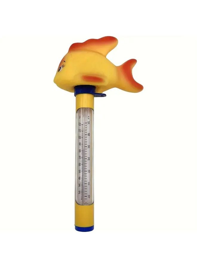 النسخة الثانية مقياس حرارة السمك الذهبي العائم مع قراءة سهلة للمسابح أحواض السمك أحواض الاستحمام الصحية أحواض الاستحمام - Image 4