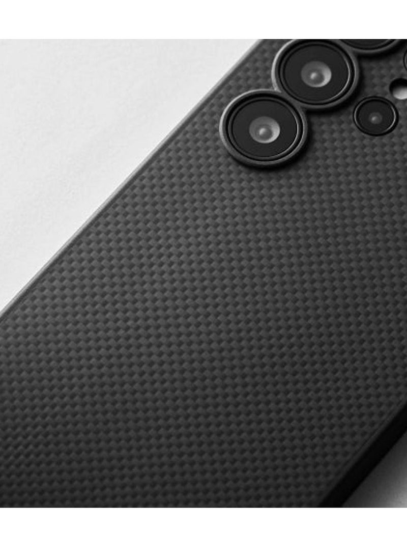 PITAKA - PITAKA Samsung Galaxy S25 Ultra Case Made from Premium Aramid Fibre, Lightweight and Slim All-around protection Magnetic Phone Case Magsafe-Compatibility Grade Protective Pin Button Case Black Grey - Image 1