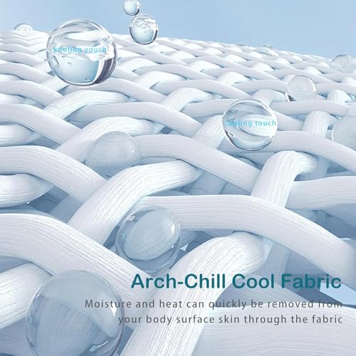 ACCURATEX Cooling Throw Blanket, Arc-Chill Cooling Comforter, Lightweight Cool Blankets for Hot Sleepers and Night Sweats, Silky Soft Breathable Summer Cool Comforter,Ivory(50"x70") - Image 2