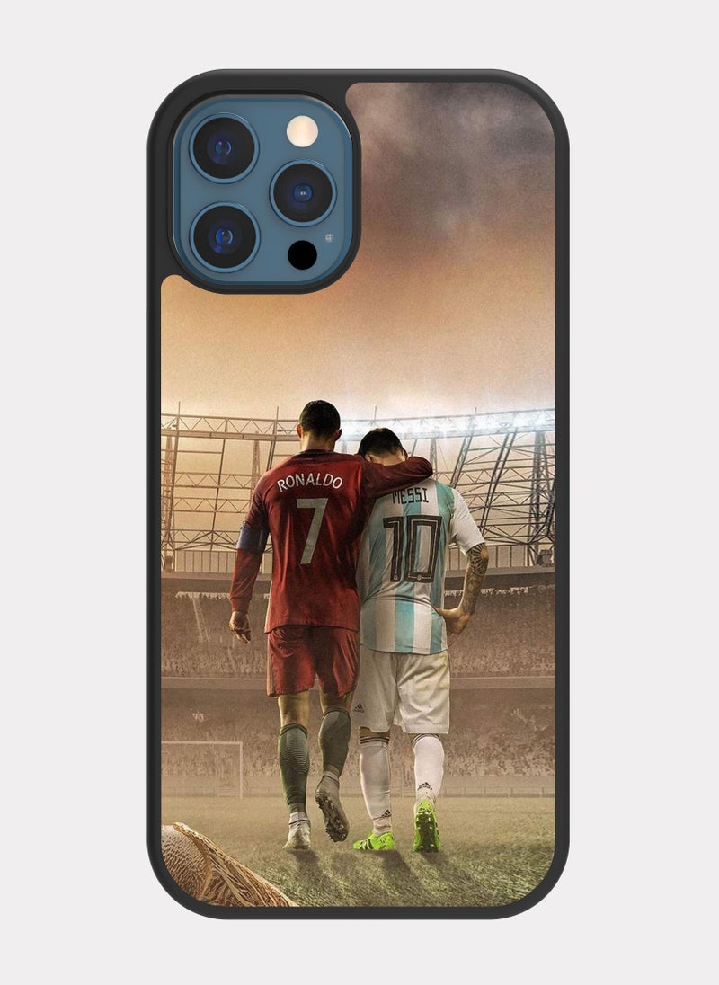 PXLAAT iPhone 12 Pro Max case cover Messi And Cristiano Ronaldo - Image 1