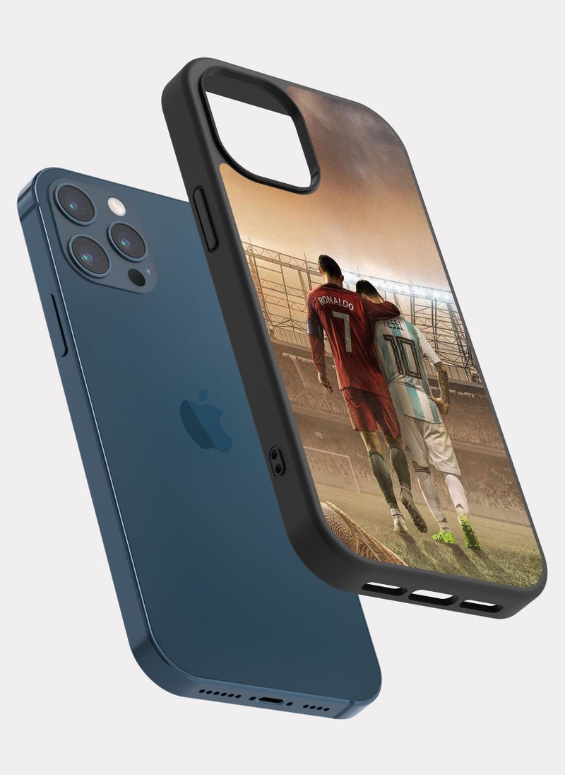 PXLAAT iPhone 12 Pro Max case cover Messi And Cristiano Ronaldo - Image 2