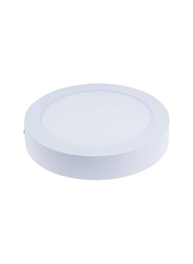 سبوت بانل خارجى ليد دائرى 18 وات بارز يعلق في السقف اللون أبيض عدد 3، أكريليك - Image 2