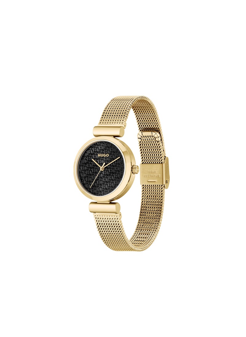 HUGO BOSS Women's Analog Round Shape Stainless Steel Wrist Watch 1540129 - 30 Mm  - Image 2