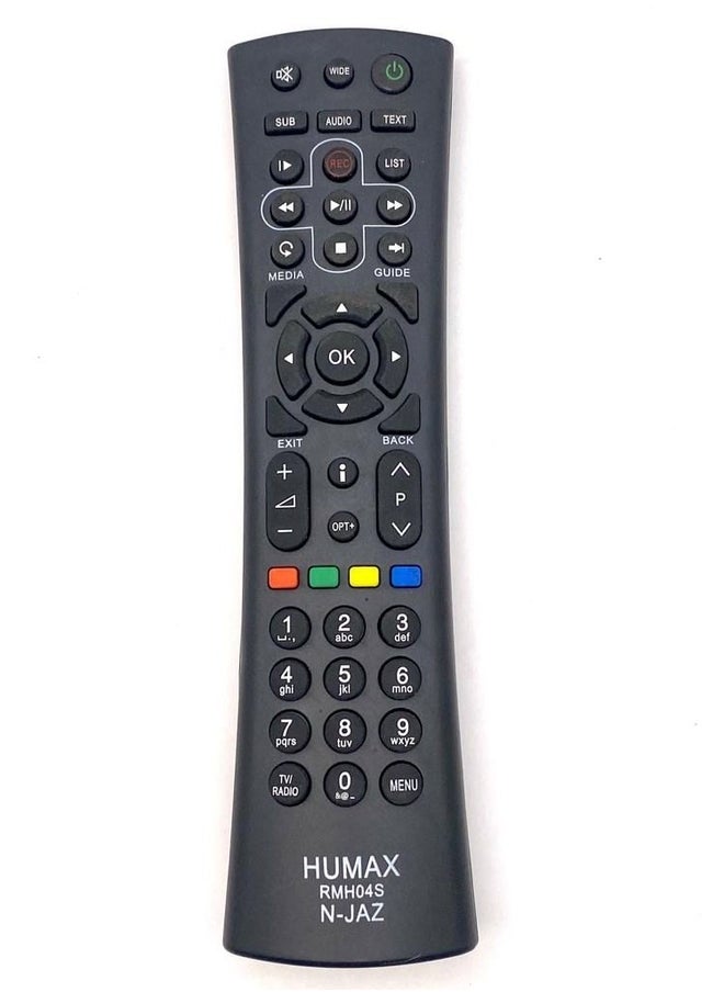 Humax Remote Control For Humax Receivers H04S Black 