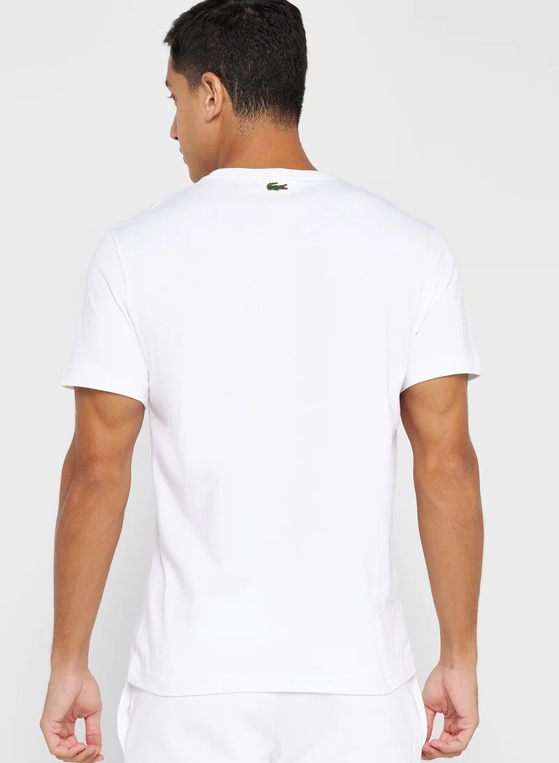 LACOSTE Logo Crew Neck T-Shirt