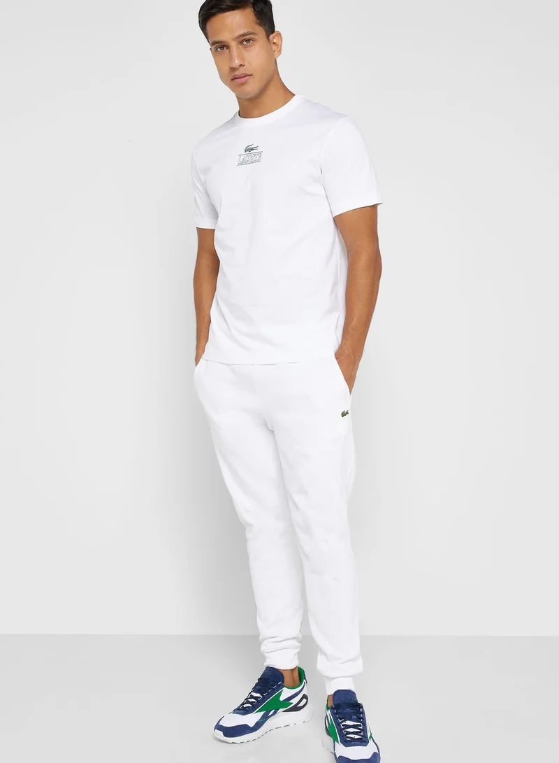 LACOSTE Logo Crew Neck T-Shirt