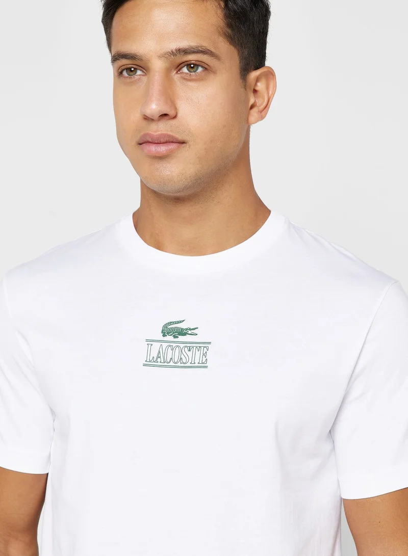 LACOSTE Logo Crew Neck T-Shirt