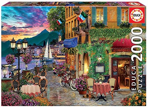 Educa Italian Fascino 2000 Piece Jigsaw Puzzle Puzzle Glue Included Completed Image Measures 3775 x 2675 Ages 14 18009 - Image 1