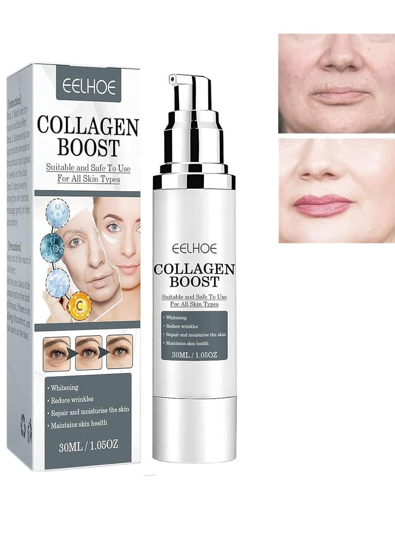 EELHOE Collagen Boost - Rejuvenating Serum for Firm and Supple Skin - 30ml - Image 1