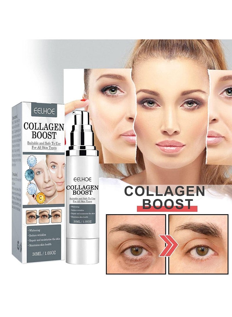 EELHOE Collagen Boost - Rejuvenating Serum for Firm and Supple Skin - 30ml - Image 2