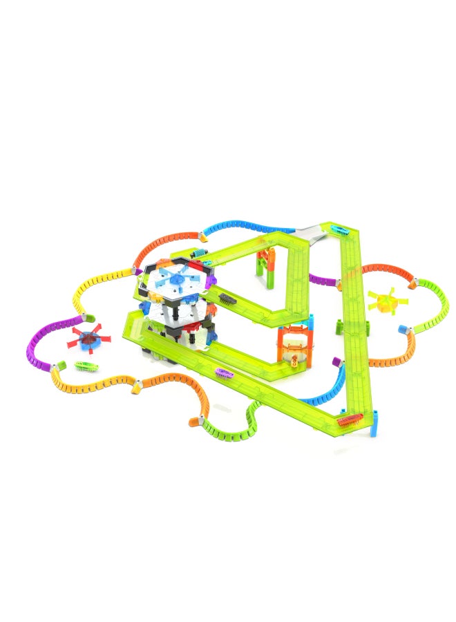 Hex Bug HEXBUG Flash Nano nanotopia - Colorful Sensory Playset for Kids - Build Your Own Playground - Over 130 Pieces and Batteries Included - Image 5