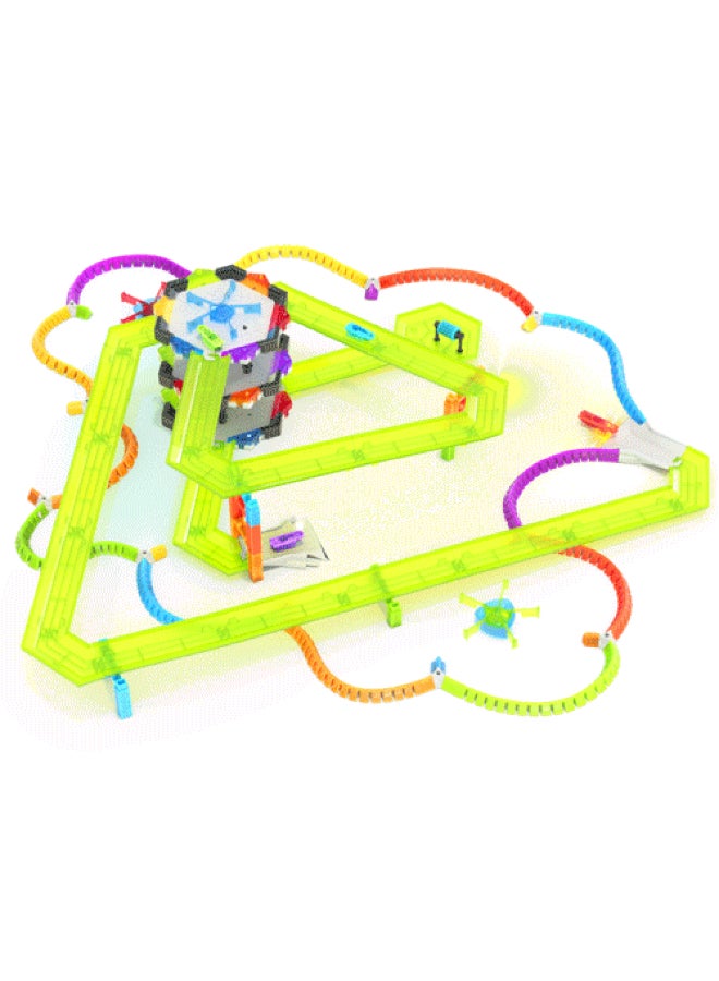 Hex Bug HEXBUG Flash Nano nanotopia - Colorful Sensory Playset for Kids - Build Your Own Playground - Over 130 Pieces and Batteries Included - Image 3