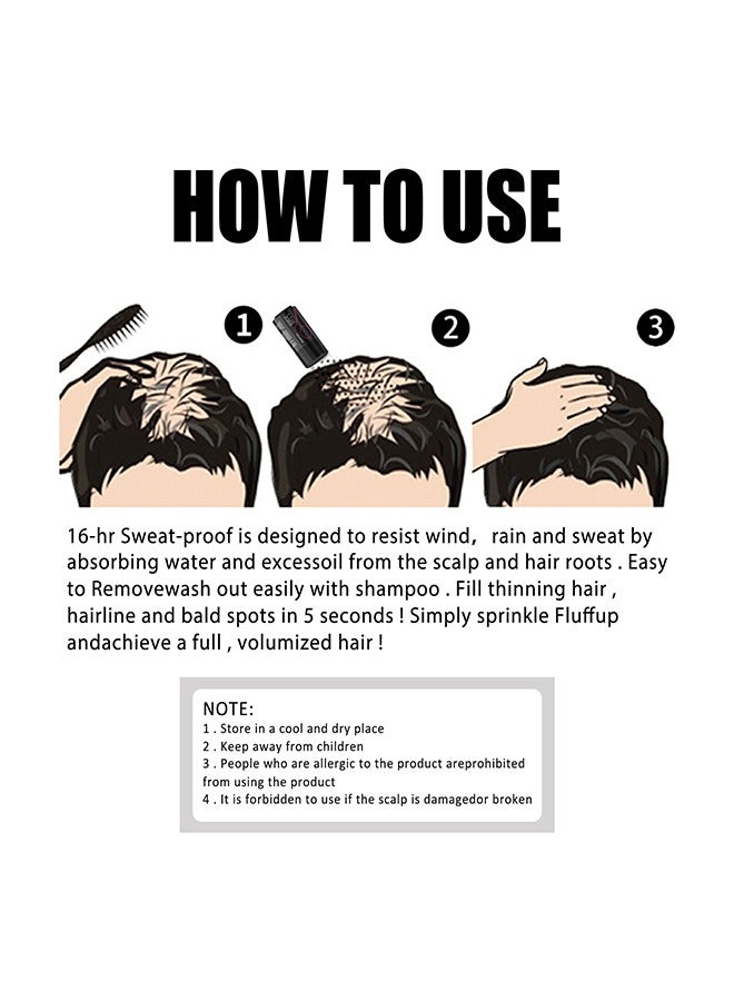 EELHOE Hair Building Fibers- 5 Seconds Cover Hair Loss , Keratin Thicker Anti Hairs Loss Concealer Thickening Fiber Powders Growth , Conceals Hair Loss And Look Younger - Image 5