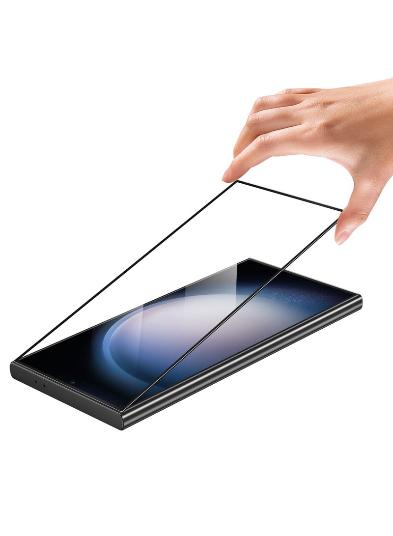 GREEN LION S24 Ultra 9H Crystal Shield / Fingerprint Unlock Tempered Glass / Bubble Free / Anti-Scratch - Clear - Image 1