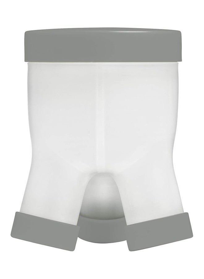 BOON Boon TRIPOD Formula Dispenser (Grey), Easy Baby Food Storage For Baby Food on the Go, Ideal for New Parents, Baby Accessories for Parents to Be, Contains Formula for 3 8oz Bottles  - Image 1