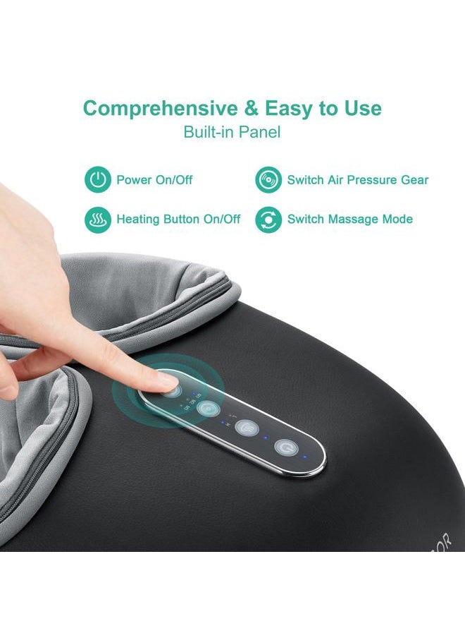 Medcursor Foot Massager Machine with Heat, Delivers Relief for Tired Muscles & Plantar, Deep Kneading Therapy, Multi-Level Settings for Home, Office Use, Size up to 13", FSA HSA Eligible  - Image 3