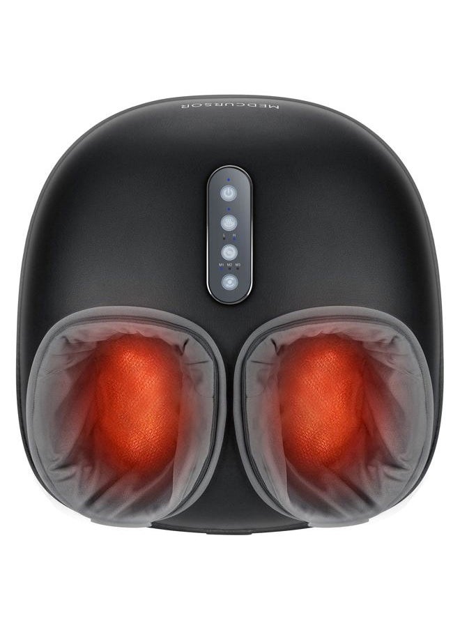 Medcursor Foot Massager Machine with Heat, Delivers Relief for Tired Muscles & Plantar, Deep Kneading Therapy, Multi-Level Settings for Home, Office Use, Size up to 13", FSA HSA Eligible  - Image 1
