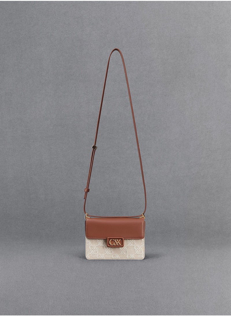 Charles & Keith Charles & Keith Leather Metallic Boxy Bag  - Image 4