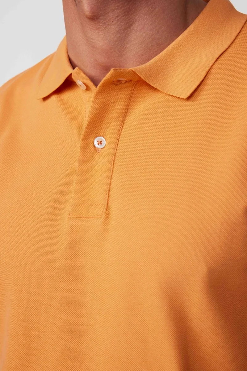 تودورس Men's Slim Fit Narrow Cut Cotton Plain Pique Puppy Color Polo Collar T-Shirt
