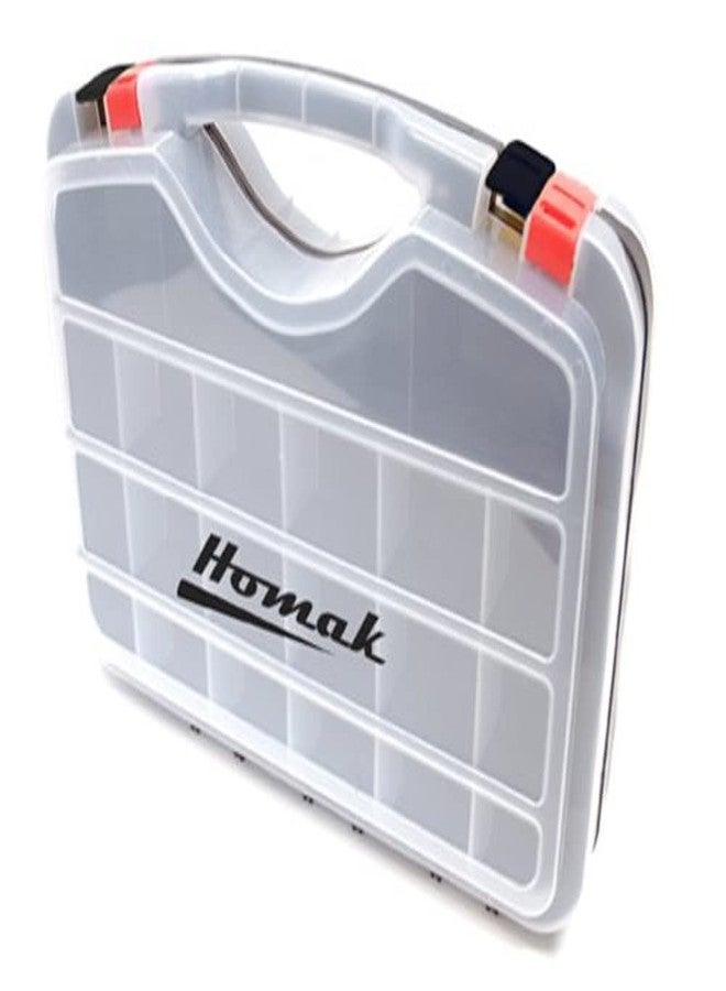 Homak Double Sided Plastic Organizer, HA01423075 - Image 1