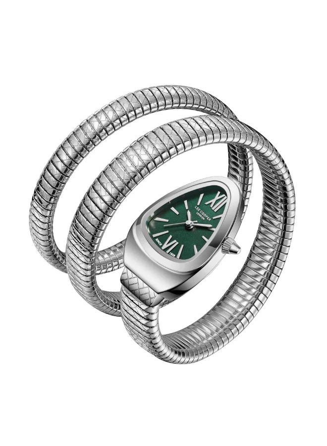 لي كوبر ساعة نسائية معدنية بعقارب . -  ملم