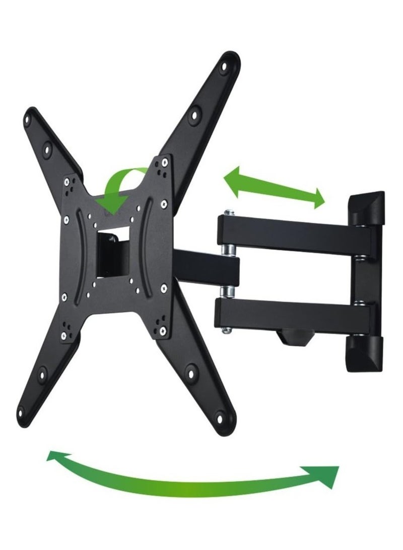 FULLMOTION TV Wall Bracket, 1 Star, 400x400, 165cm (65"), 2 arms, Black - Image 2