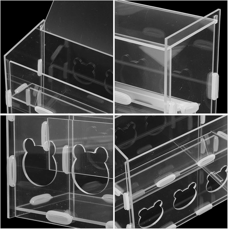 General need oriented design Automatic Acrylic Rutin Chicken Feeder with 3 Holes, Multi-use Poultry Food Holder for Small Chickens and Quail, Gravity Feed Case for Caged Birds and Farm Use Multi-market varied design options Upgraded quality Classic practical design Multi-hub shipment dispatch Long term storage compatible Lightweight Coast & inland available Regulated warehouse storage Various color options Individual & group usable Labor saving optimized design Periodic stock arrangement Backup reserve local stock Pre-stock well-packed goods Nationwide delivery All-item unified delivery Wear resistant upgraded material Budget friendly sizing alternatives Global upgraded economical craftsmanship Local trackable shipment Space saving Flexible anti-break Low maintenance Integrated warehouse solution - Image 3