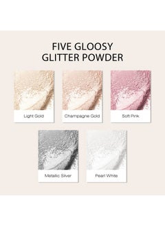 KYDA Highlighter Powder Spray, Glitter High Gloss Spray Shimmer Sparkle Powder Makeup Spray, for Face Body Cosmetic-Soft Pink  - Image 4