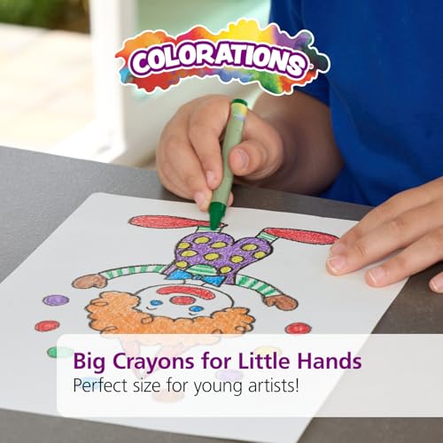 Colorations Large Crayon Classroom Pack, 400 Count, 16 Colors, Non-Toxic, Kids School Supplies - Bulk Jumbo Crayons for Toddlers, Arts and Crafts - Image 5