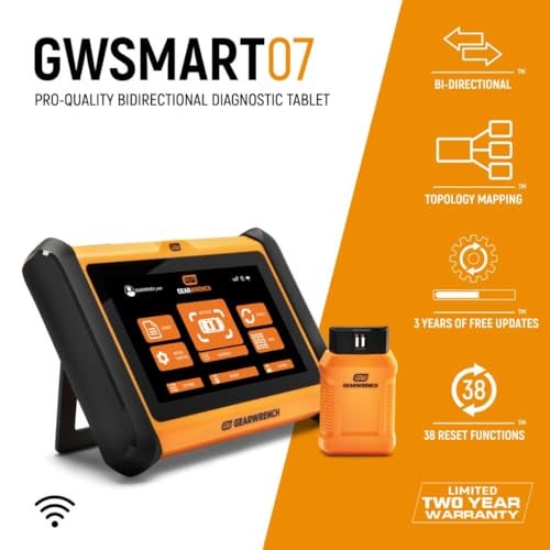 GearWrench جهاز GEARWRENCH 7" لفحص التشخيص اللاسلكي ثنائي الاتجاه | GWSMART07 - Image 2