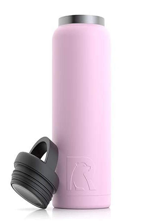 RTIC 36oz Vacuum Insulated Water Bottle, Metal Stainless Steel Double Wall Insulation, BPA Free Reusable, Leak-Proof Thermos Flask for Hot and Cold Drinks, Travel, Sports, Camping, Flamingo - Image 1