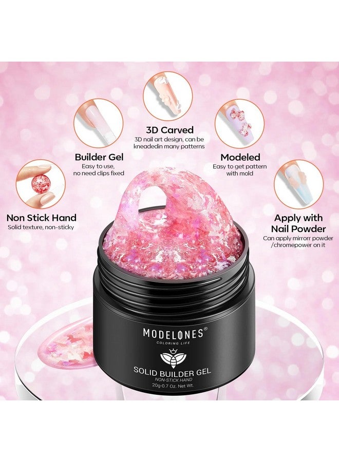 MODELONES Butterfly Garden - Non-Stick Hands Solid Builder Gel from BELLE GAGAâ¢ Nail Extension Gel Acrylic Gel Nail Strengthen Gel Nail Art Manicure (Butterfly Garden) - Image 3