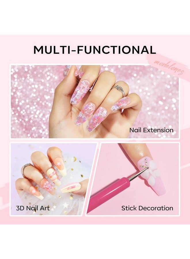 MODELONES Butterfly Garden - Non-Stick Hands Solid Builder Gel from BELLE GAGAâ¢ Nail Extension Gel Acrylic Gel Nail Strengthen Gel Nail Art Manicure (Butterfly Garden) - Image 2