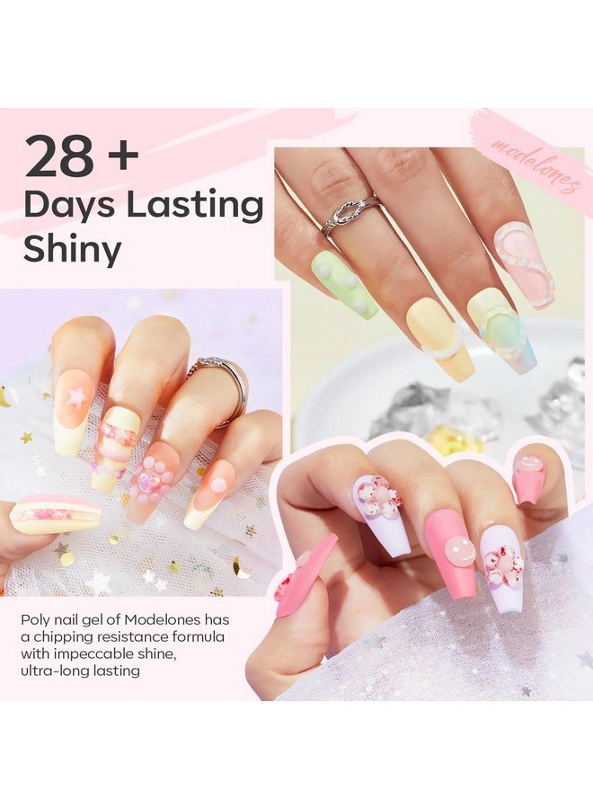 MODELONES Butterfly Garden - Non-Stick Hands Solid Builder Gel from BELLE GAGAâ¢ Nail Extension Gel Acrylic Gel Nail Strengthen Gel Nail Art Manicure (Butterfly Garden) - Image 4