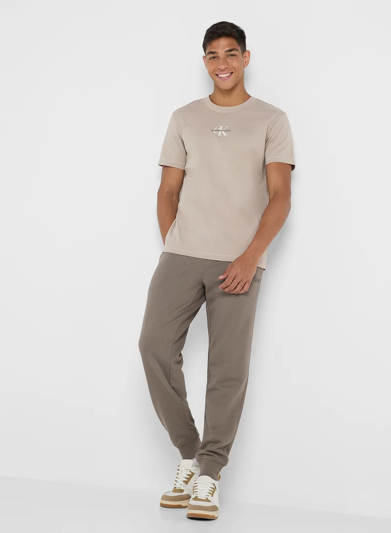 Calvin Klein Jeans Logo Print Crew Neck T-Shirt